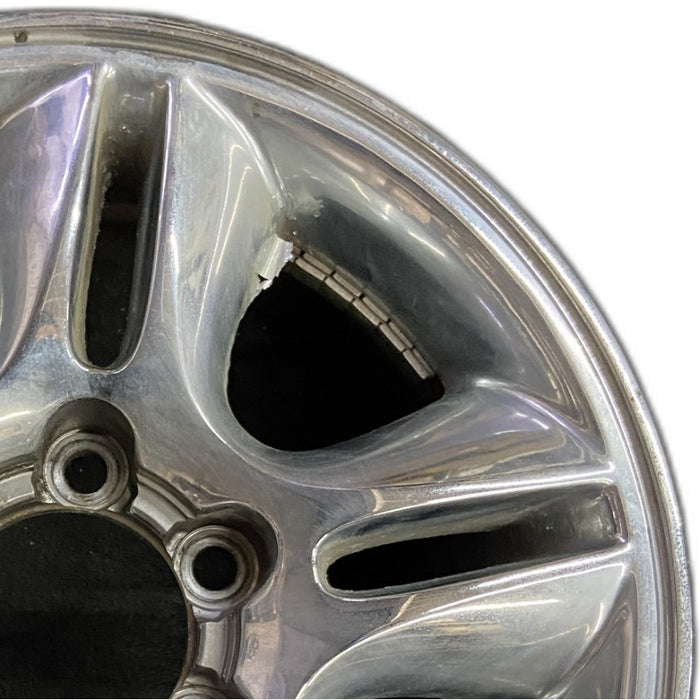 17" LEXUS GX470 05-09 17x7.5 alloy 5 spoke chrome Original OEM Wheel Rim - Side Profile