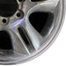 17" LEXUS GX470 05-09 17x7.5 alloy 5 spoke chrome Original OEM Wheel Rim - Close-Up Detail