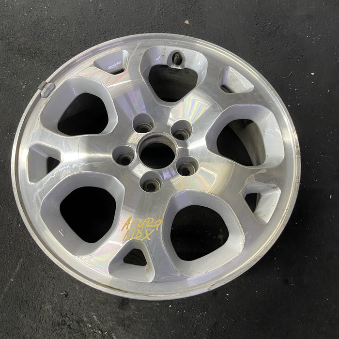17" MDX 01-02 17x6.5 , curved spokes Original OEM Wheel Rim - Close-Up Detail