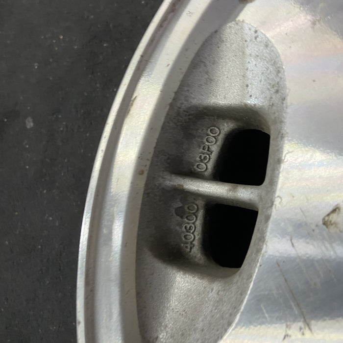 15" 300ZX 84-85 15x6.5 , 4 stud Original OEM Wheel Rim - Back View