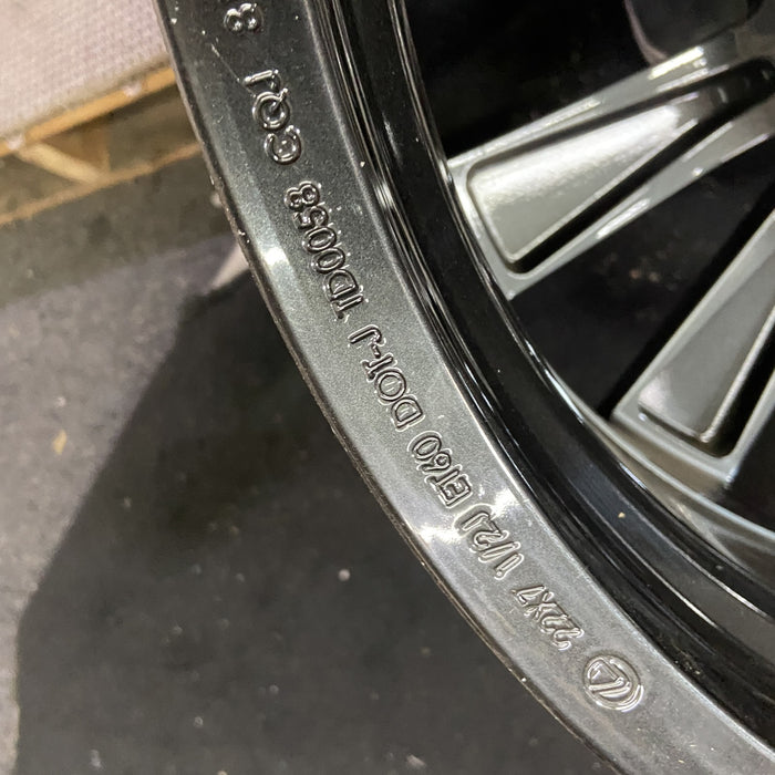 22" GX550 24-25 22x7.5 Original OEM Wheel Rim - Back View