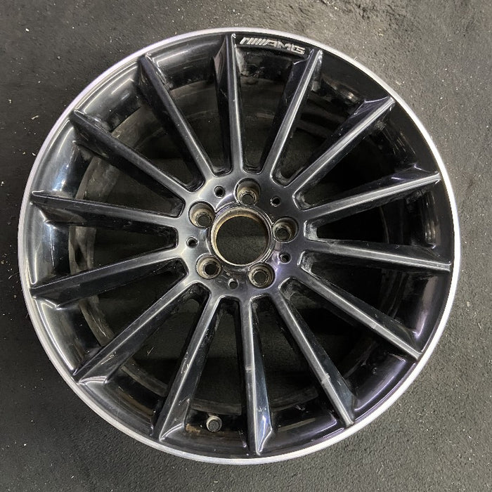 19" MERCEDES GLA-CLASS 18-19 156 Type GLA250 19x8 14 spoke black with machined - Front View
