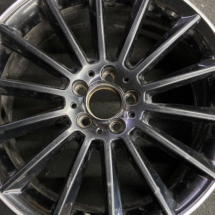 19" MERCEDES GLA-CLASS 18-19 156 Type GLA250 19x8 14 spoke black with machined - Angle View