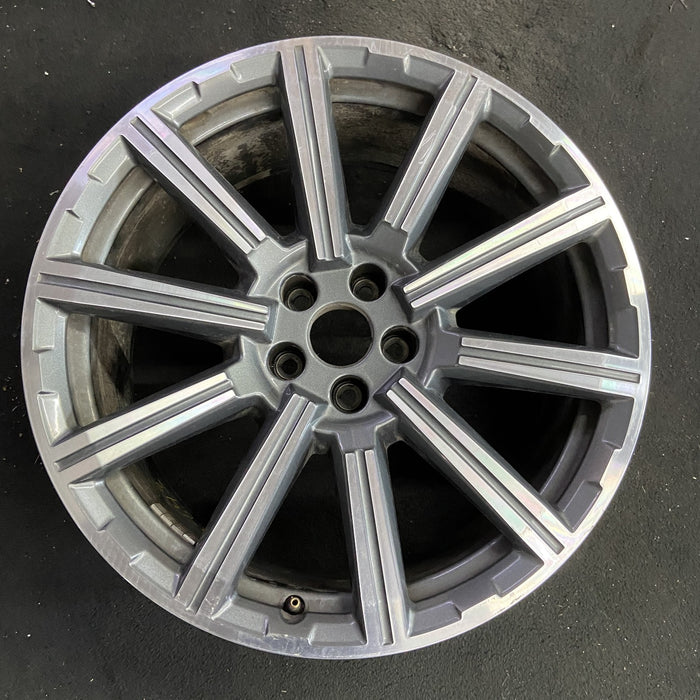 20" AUDI Q7 17-19 20x9 , 10 spoke Original OEM Wheel Rim - Angle View