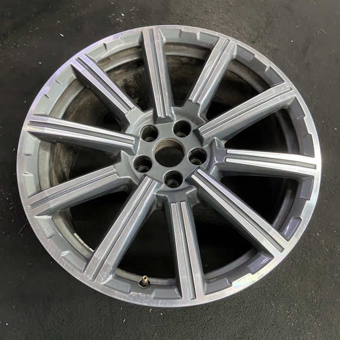 20" AUDI Q7 17-19 20x9 , 10 spoke Original OEM Wheel Rim - Side Profile