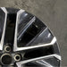 19" MIRAI 21-24 19x8 5 V spoke machined black Original OEM Wheel Rim - Close-Up Detail