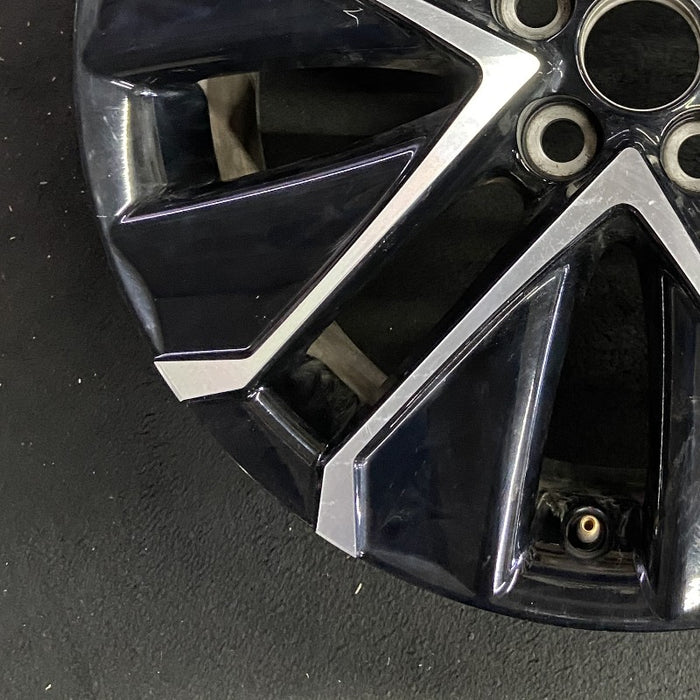 19" MIRAI 21-24 19x8 5 V spoke machined black Original OEM Wheel Rim - Additional View