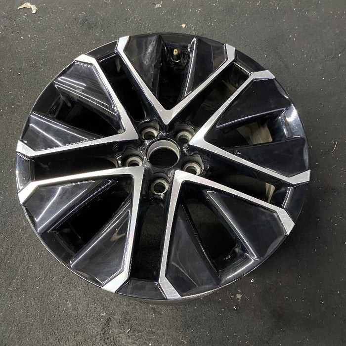 19" MIRAI 21-24 19x8 5 V spoke machined black Original OEM Wheel Rim - View 8