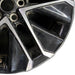 19" MIRAI 21-24 19x8 5 V spoke machined black Original OEM Wheel Rim - Close-Up Detail