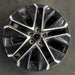 19" MIRAI 21-24 19x8 5 V spoke machined black Original OEM Wheel Rim - Additional View