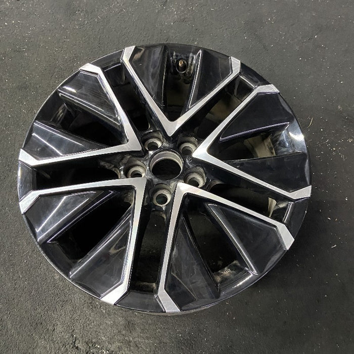19" MIRAI 21-24 19x8 5 V spoke machined black Original OEM Wheel Rim - View 8