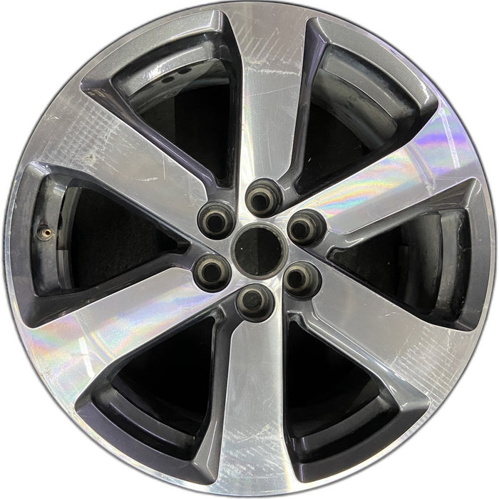 20" TRAVERSE 18-19 20x8, 6 spoke Original OEM Wheel Rim - Front View