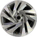 18" LEGACY 23-24 18x7.5 alloy Sedan machined face with pockets Original OEM - Front View