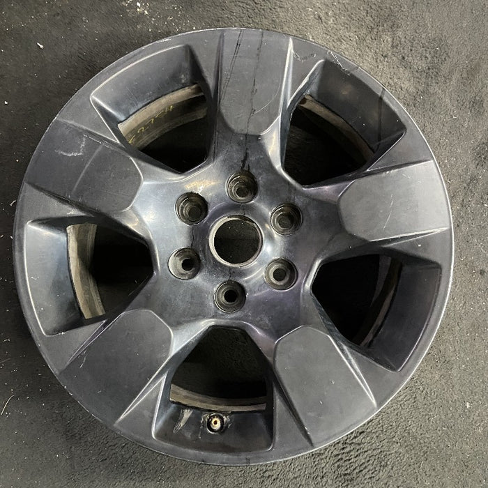 18" DODGE 1500 PICKUP 24 6 lug 18x8 5 spoke w/recessed outer spoke black - Front View
