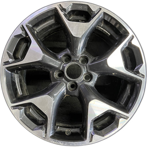 17" XV CROSSTREK 18-20 17x7 , w/machined face Original OEM Wheel Rim - Front View