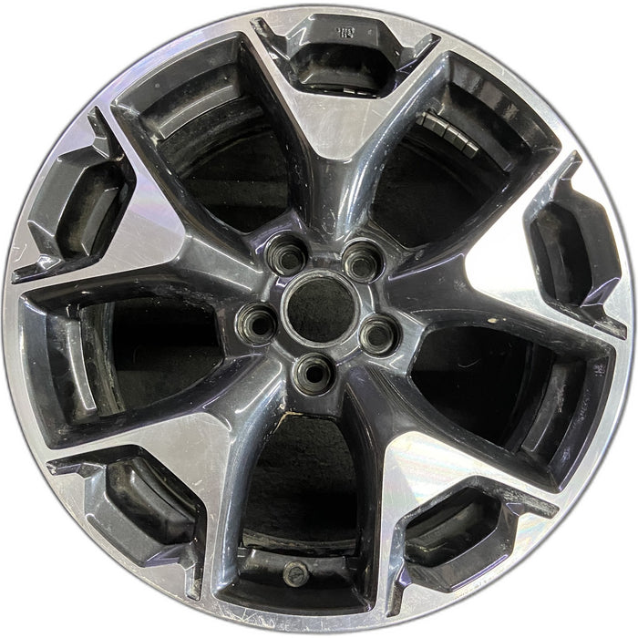17" XV CROSSTREK 18-20 17x7 , w/machined face Original OEM Wheel Rim - Front View
