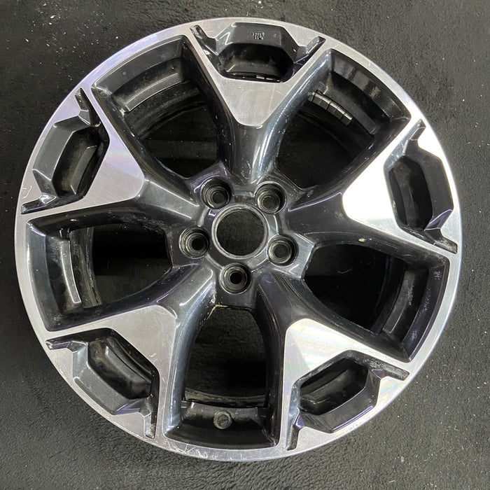 17" XV CROSSTREK 18-20 17x7 , w/machined face Original OEM Wheel Rim - Angle View