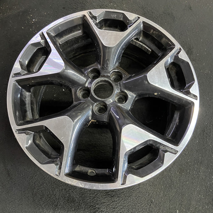 17" XV CROSSTREK 18-20 17x7 , w/machined face Original OEM Wheel Rim - Side Profile
