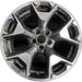 17" XV CROSSTREK 18-20 17x7 , w/machined face Original OEM Wheel Rim - Front View