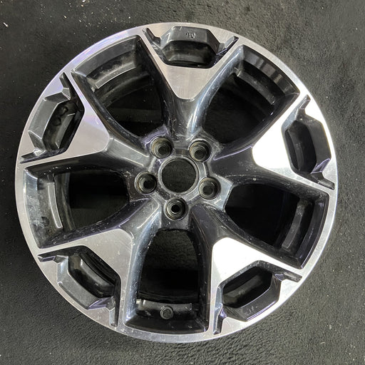 17" XV CROSSTREK 18-20 17x7 , w/machined face Original OEM Wheel Rim - Angle View