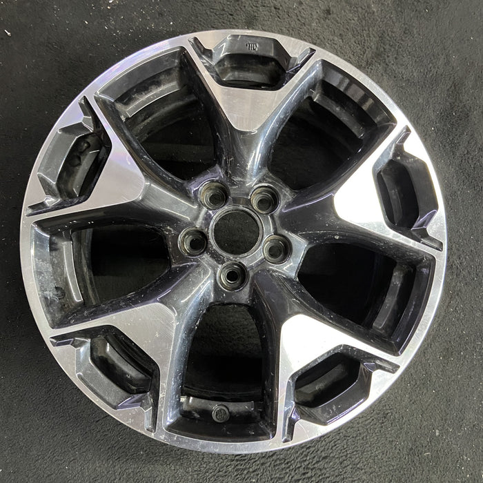 17" XV CROSSTREK 18-20 17x7 , w/machined face Original OEM Wheel Rim - Angle View