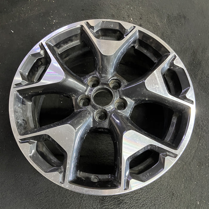 17" XV CROSSTREK 18-20 17x7 , w/machined face Original OEM Wheel Rim - Side Profile