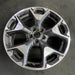 17" XV CROSSTREK 18-20 17x7 , w/machined face Original OEM Wheel Rim - Side Profile