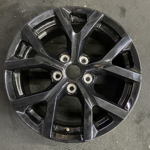 18" GRAND CHEROKEE 24 18x8 5 spoke Y spoke black Original OEM Wheel Rim - Front View