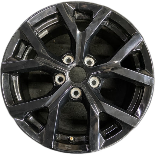18" GRAND CHEROKEE 24 18x8 5 spoke Y spoke black Original OEM Wheel Rim - Front View