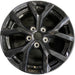 18" GRAND CHEROKEE 24 18x8 5 spoke Y spoke black Original OEM Wheel Rim - Front View