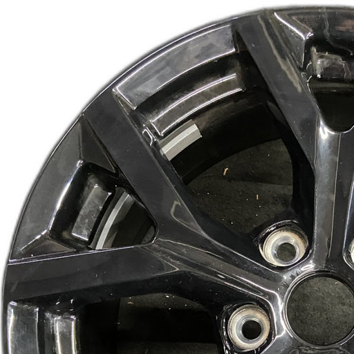 18" GRAND CHEROKEE 24 18x8 5 spoke Y spoke black Original OEM Wheel Rim - Angle View