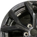 18" GRAND CHEROKEE 24 18x8 5 spoke Y spoke black Original OEM Wheel Rim - Angle View