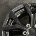 18" GRAND CHEROKEE 24 18x8 5 spoke Y spoke black Original OEM Wheel Rim - Side Profile