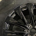 24" ESCALADE 25 24x9.5 12 spoke black opt 5FE Original OEM Wheel Rim - Side Profile