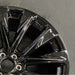 24" ESCALADE 25 24x9.5 12 spoke black opt 5FE Original OEM Wheel Rim - Close-Up Detail