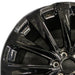 24" ESCALADE 25 24x9.5 12 spoke black opt 5FE Original OEM Wheel Rim - Angle View