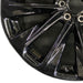 24" ESCALADE 25 24x9.5 12 spoke black opt 5FE Original OEM Wheel Rim - Back View