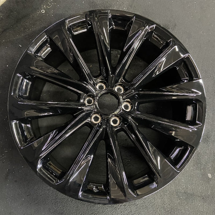 24" ESCALADE 25 24x9.5 12 spoke black opt 5FE Original OEM Wheel Rim - Additional View