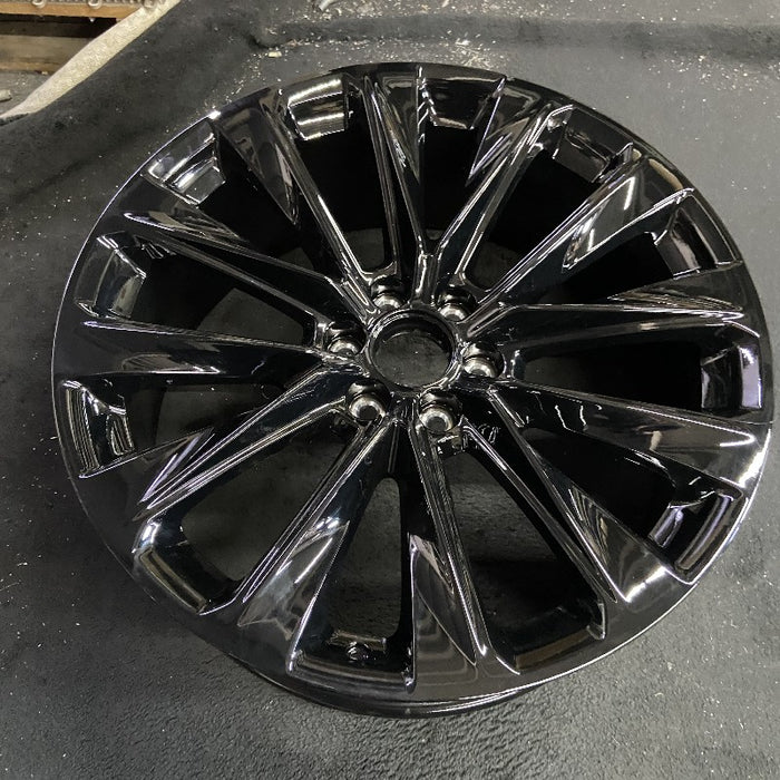 24" ESCALADE 25 24x9.5 12 spoke black opt 5FE Original OEM Wheel Rim - View 7