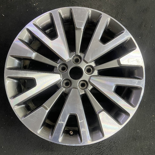 19" ESCAPE 20-22 19x7 , , machined face with gray pockets Original OEM Wheel Rim - Front View