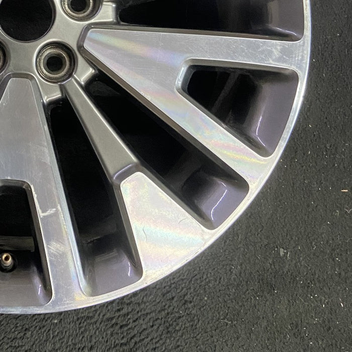 19" ESCAPE 20-22 19x7 , , machined face with gray pockets Original OEM Wheel Rim - Back View
