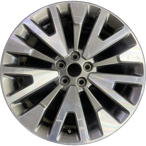 19" ESCAPE 20-22 19x7 , , machined face with gray pockets Original OEM Wheel Rim - Front View