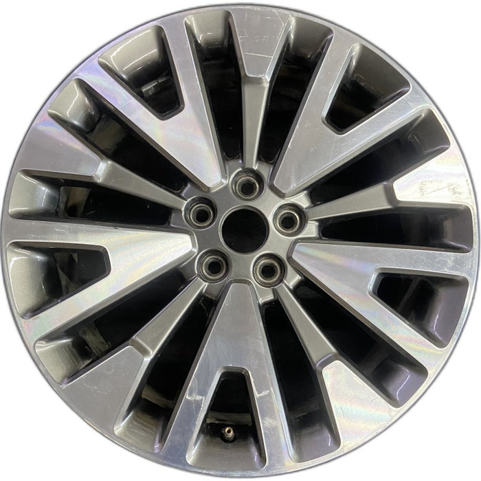 19" ESCAPE 20-22 19x7 , , machined face with gray pockets Original OEM Wheel Rim - Front View