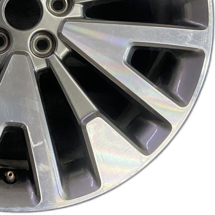19" ESCAPE 20-22 19x7 , , machined face with gray pockets Original OEM Wheel Rim - Close-Up Detail