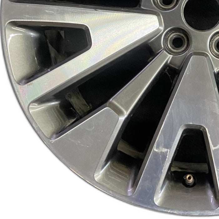 19" ESCAPE 20-22 19x7 , , machined face with gray pockets Original OEM Wheel Rim - Back View