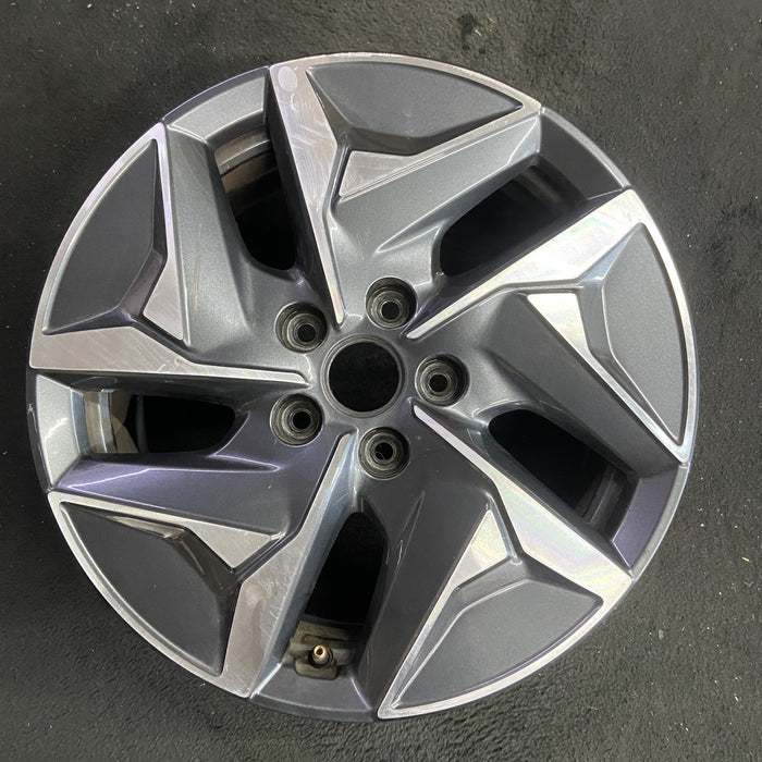 17" SORENTO 21-24 hybrid, 17x7 Original OEM Wheel Rim - Angle View