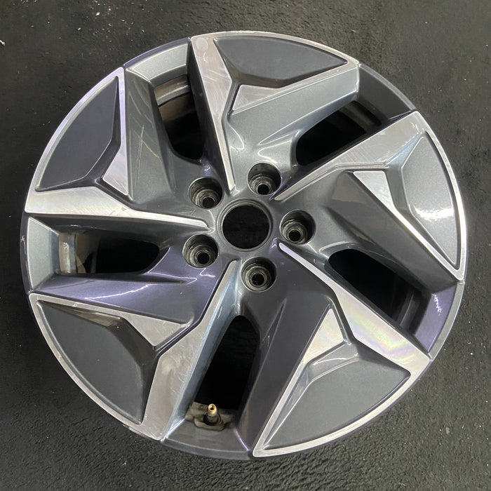 17" SORENTO 21-24 hybrid, 17x7 Original OEM Wheel Rim - Side Profile