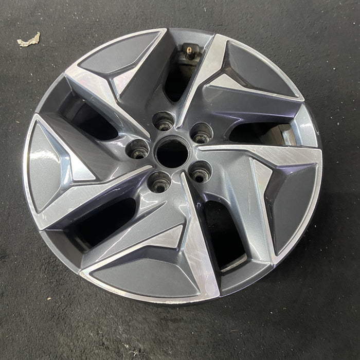17" SORENTO 21-24 hybrid, 17x7 Original OEM Wheel Rim - Close-Up Detail