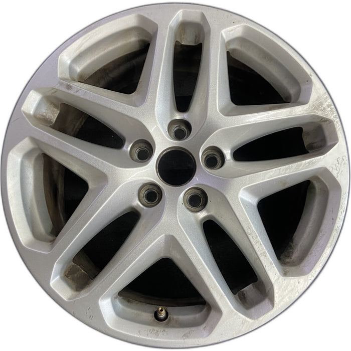 17" FUSION 13-14 17x7.5, , 5 split spokes Original OEM Wheel Rim - Front View