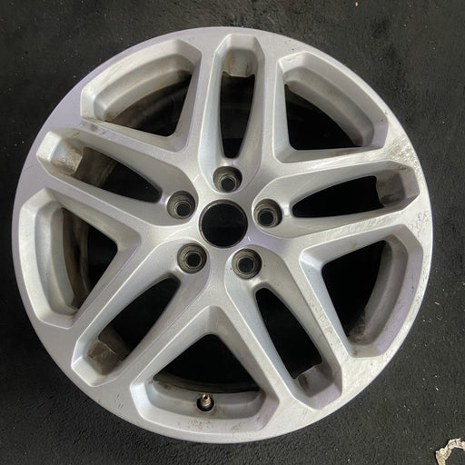 17" FUSION 13-14 17x7.5, , 5 split spokes Original OEM Wheel Rim - Angle View